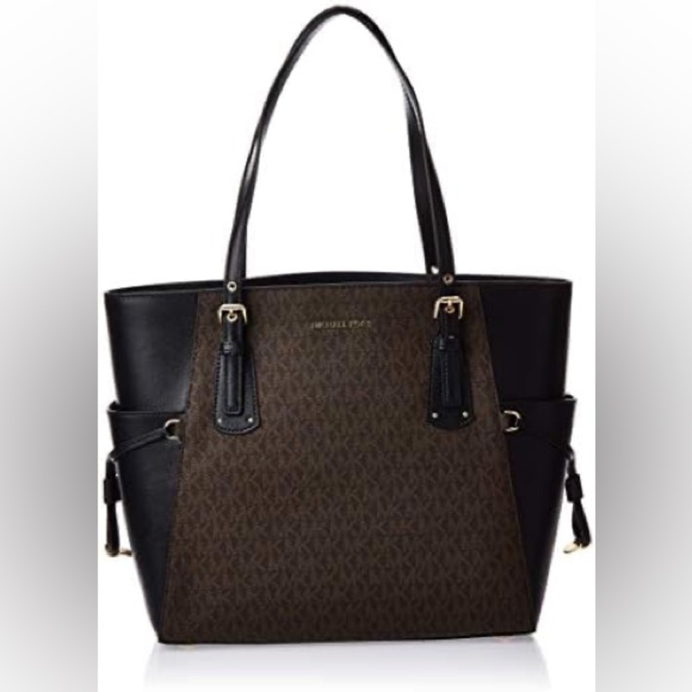 MICHAEL Michael Kors Voyager East/West Tote Brown/Black One Size